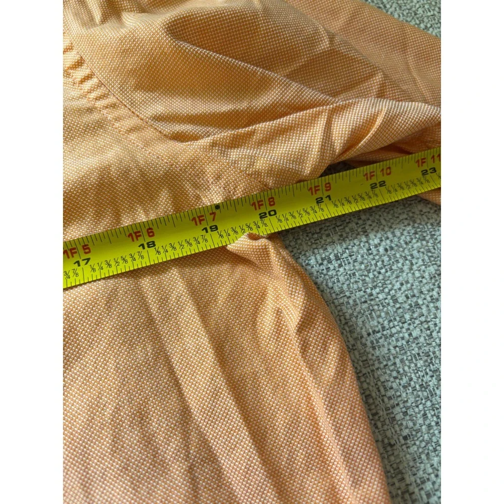 Banana Republic Orange Egyptian Cotton Dress Shirt Men's M 15-15.5‎ Fitted